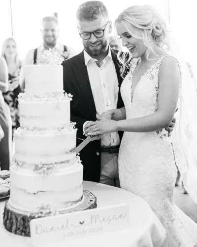 Wedding Cake at Comis Hotel & Golf Resort Isle of Man