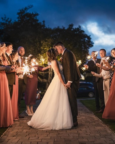Evening Wedding Celebration at Comis Hotel & Golf Resort Isle of Man