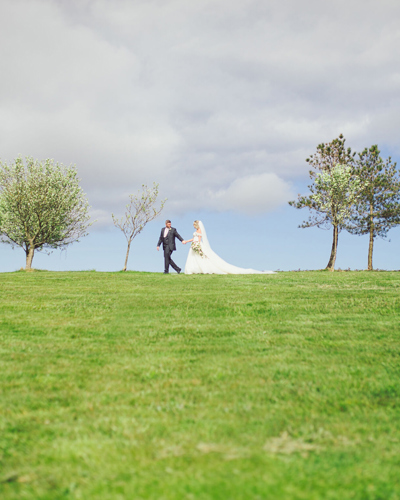 Bride and Groom at Comis Hotel weddings Isle of Man