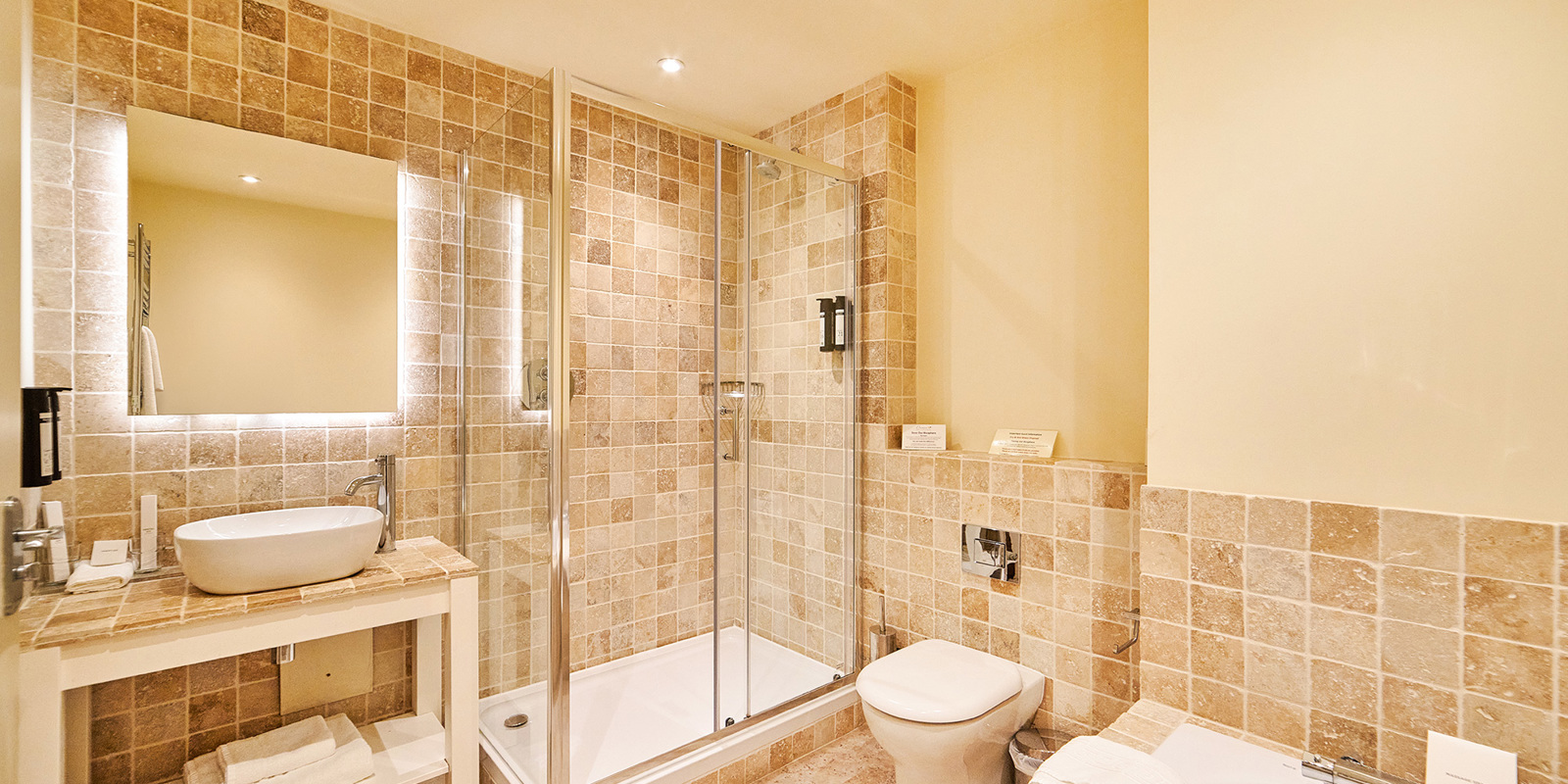 Stylish Bathroom at Comis Hotel in Isle of Man